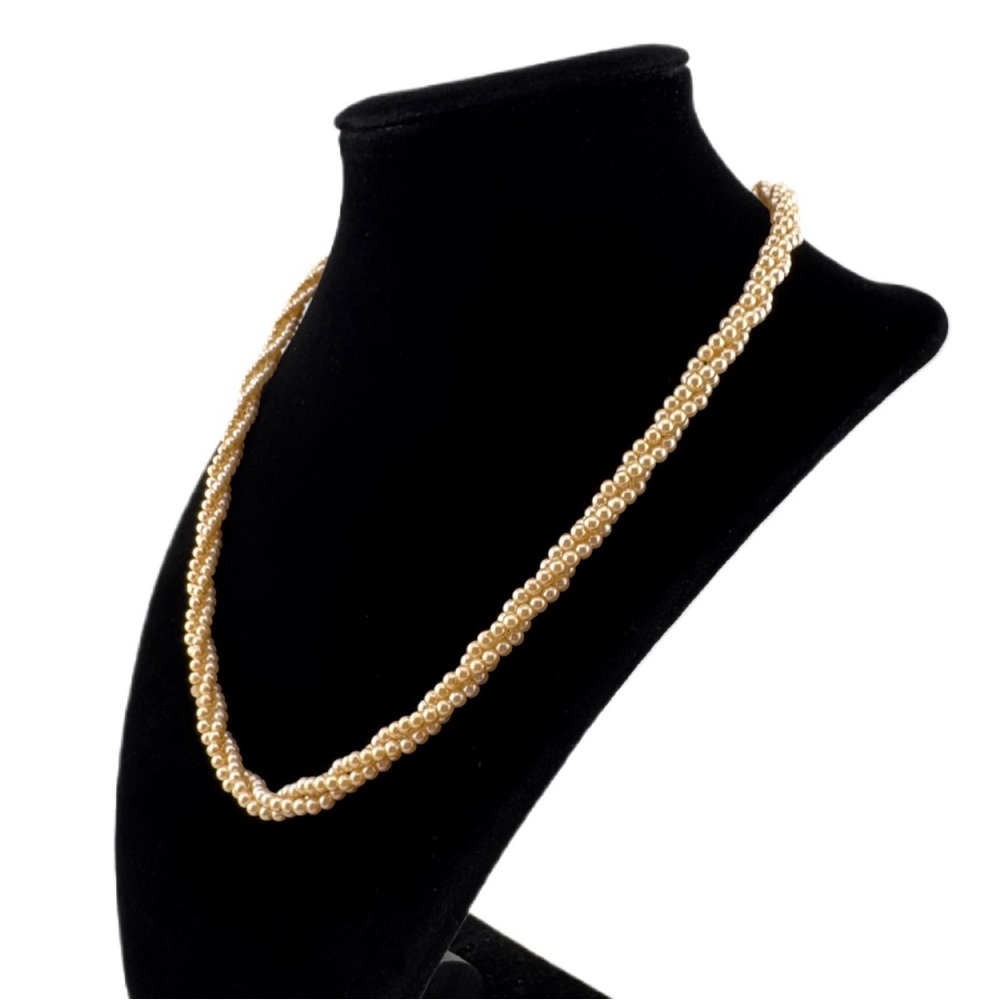 Vintage Costume Multi Strand Pearl Necklace